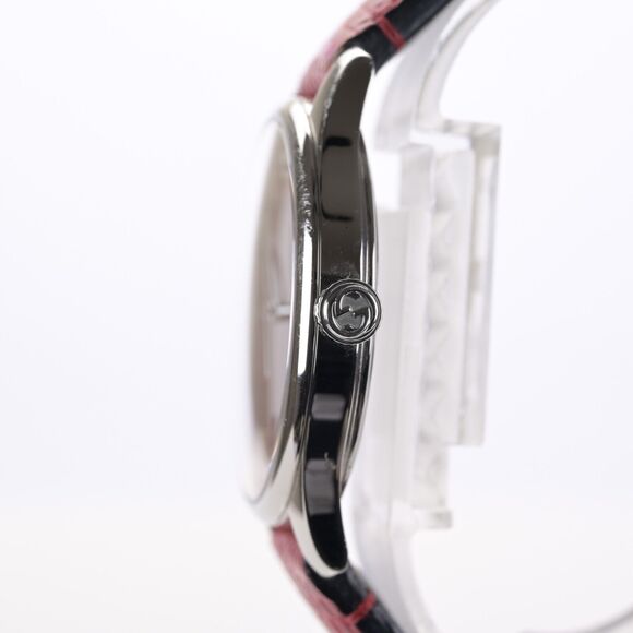 GUCCI G Timeless Red Mother Of Pearl 36mm Ladies Watch